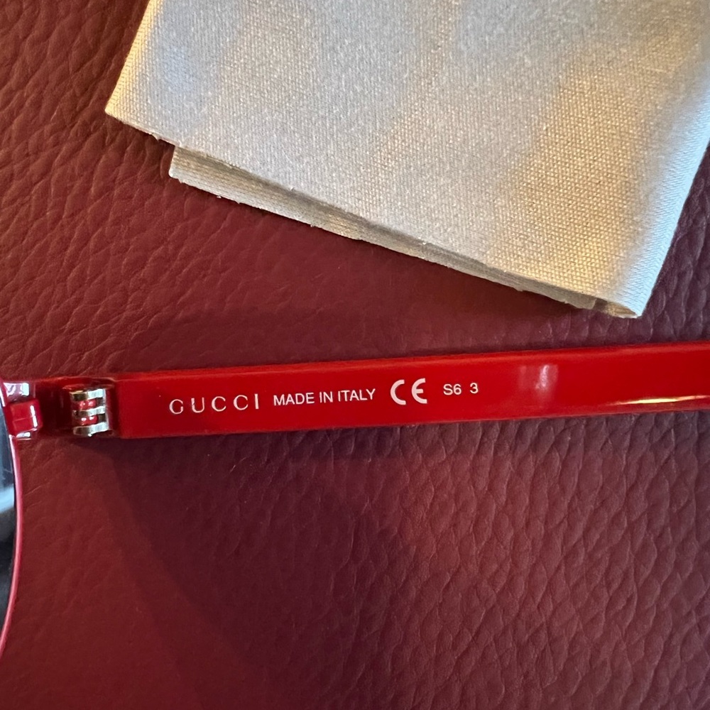 Gucci aviator sunglasses red - Picture 5 of 5